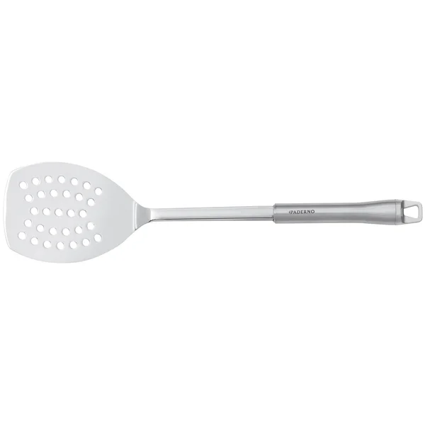 World Cuisine Paderno - 13 1/8 Long Slotted Stainless Steel Turner