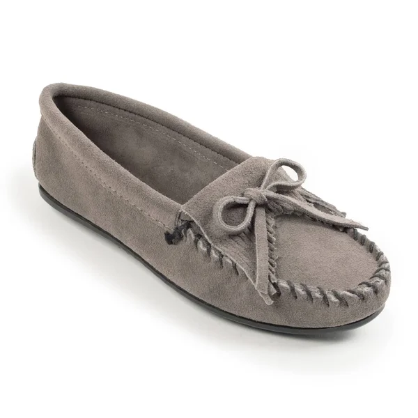 Minnetonka Women's Kilty Suede Moccasin