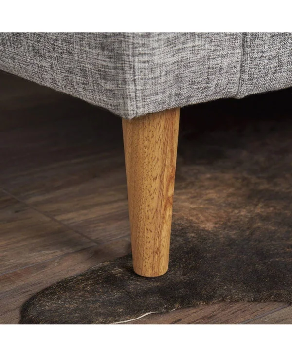 Noble House Sawyer Club Chair in Gray and Natural