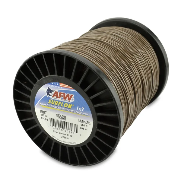 American Fishing Wire Surflon Nylon Coated 1x7 Stainless Steel Leader Wire
