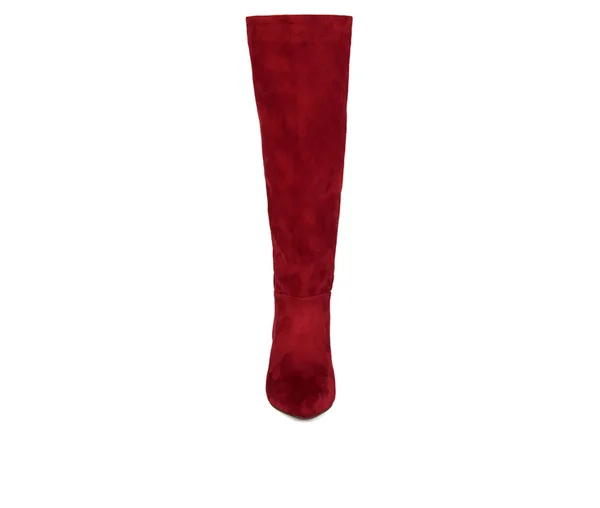 Journee Collection Women's Extra Wide Calf Vellia Boot - Wine