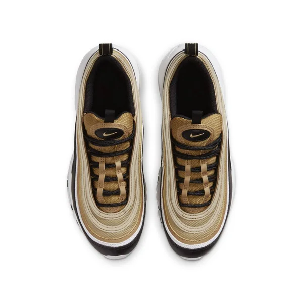 Nike Air Max 97 Black/Gold Grade School Boys& Shoes, Size: 7
