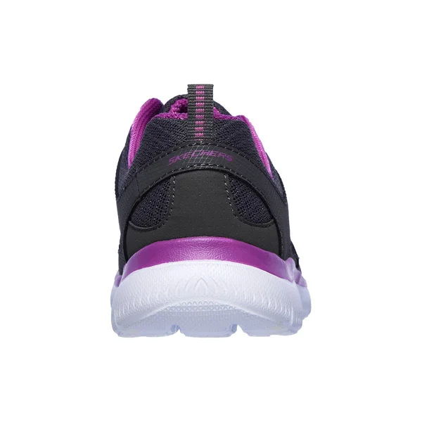 Womens Skechers Summits - New World Sneakers Black/Hot Pink