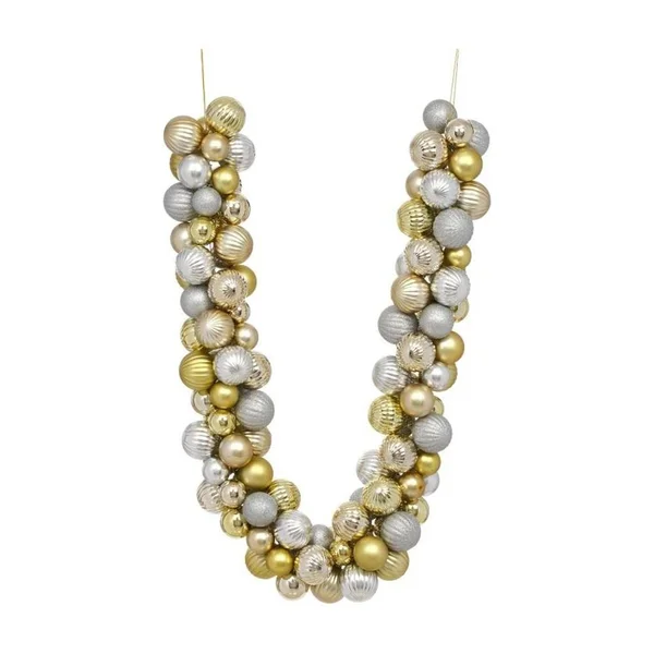 Mark Roberts Christmas 2020 Bubbleni Garland - 6 Feet, Gold