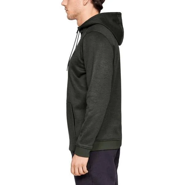 Under Armour Men's Armour Fleece Zip Hoodie - Green, XXL