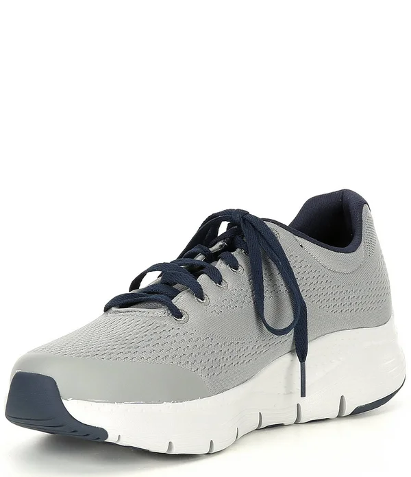 Skechers Men's Arch Fit Sneaker, Black/Red