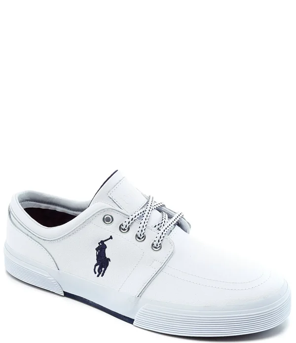 Polo Ralph Lauren Men's Faxon Logo Sneakers - White
