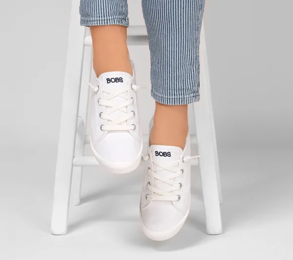 Skechers Women's Bobs Beach Bingo Ditch Day Sneaker - White
