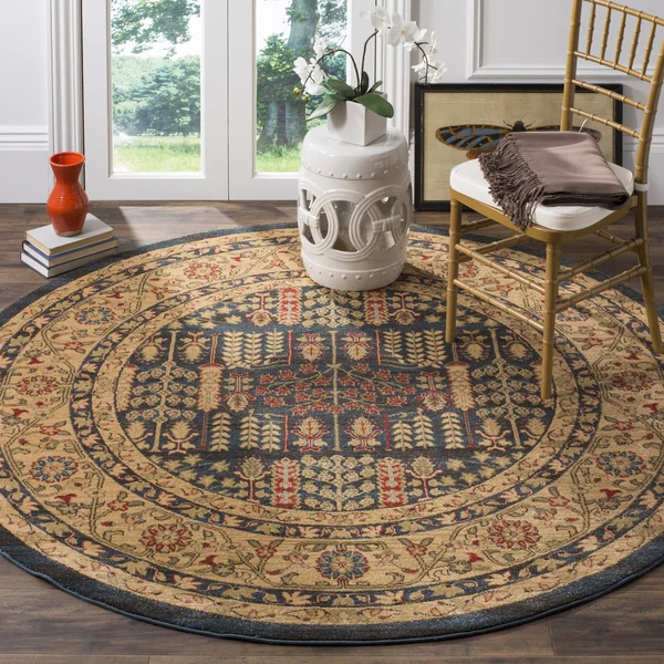 Safavieh Mahal MAH697E Navy/Natural Rug 2&2x22 x 10& Runner