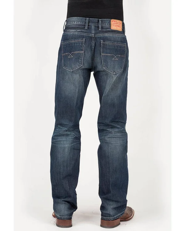 Stetson Western Jeans Men Bootcut Low 11-004-1014-4082 BU