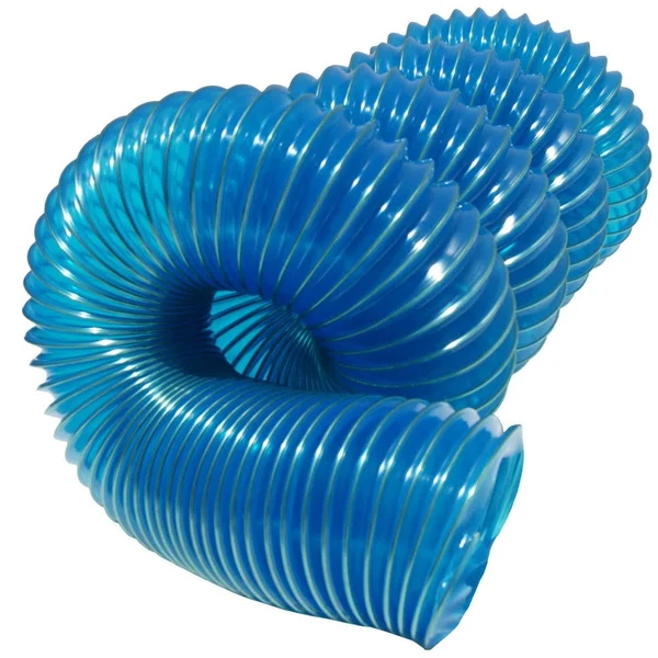 Rubber-Cal 01-203 PVC Flexduct General Purpose - Blue - 3x22 x 12 ft.