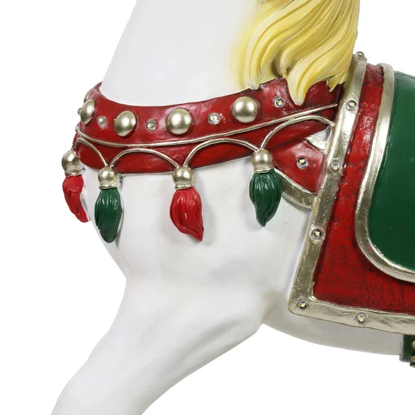 Exhart LED Christmas Rocking Horse with Timer Garden Statue