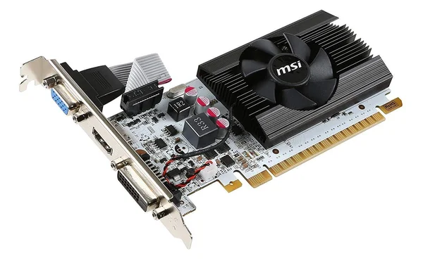 MSI GeForce GT 730 K-2GD5LP/OC Low Profile Graphics Card - 2 GB GDDR5 - 64-bit - 1006 MHz - 141.0 x 69.0 x 29.0 mm