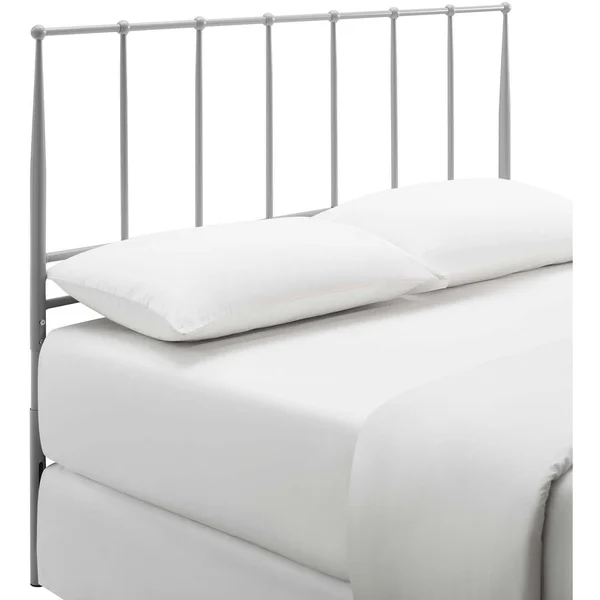 Modway Kiana Queen Metal Stainless Steel Headboard - Gray