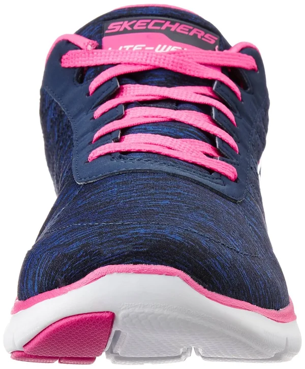 Skechers Sport Women's Flex Appeal 2.0 Fashion Sneaker - Navy/Pink