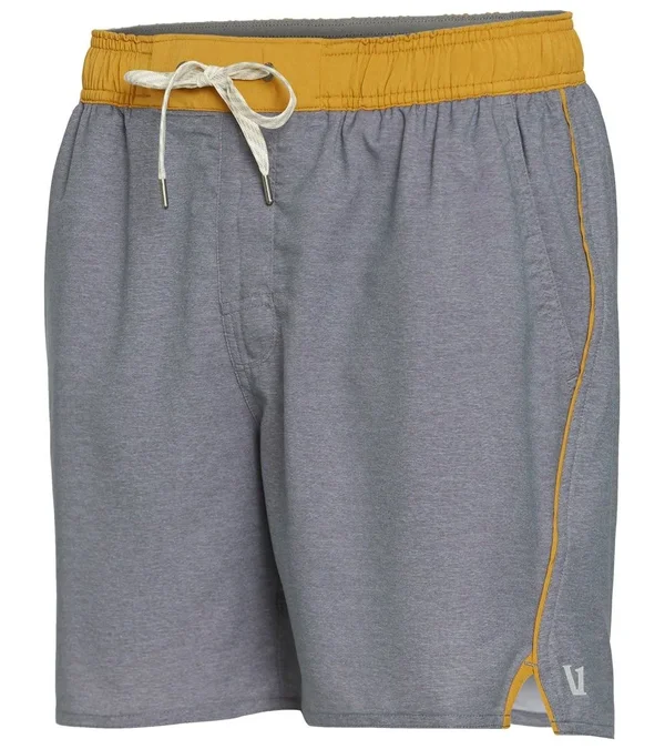 Vuori Trail Running Short Men's - Charcoal Heather Texture, M