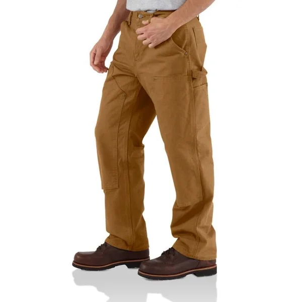 Carhartt Men's Washed-Duck Double-Front Work Dungaree (30x36 Dark Brown)