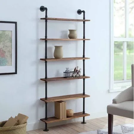 Juan 70.9x22 H x 29.9x22 W x 7.9x22 D Industrial Pipe Shelving Williston Forge