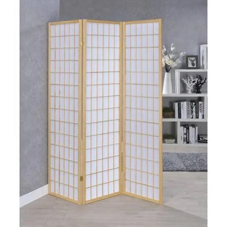 Gracie Oaks Schroer Room Divider - White