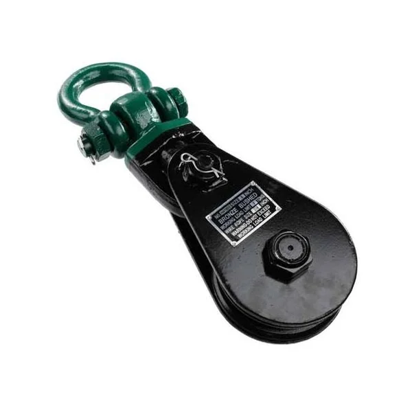 4190 Snatch Block w/ Shackle (3/8x22 Wire x 3x22 Sheave) 4190S3