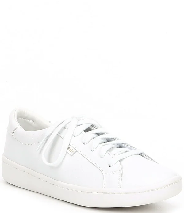Keds Women's Ace Leather Sneakers - White - Size 9