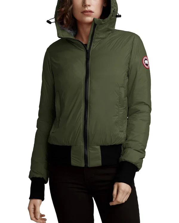 Canada Goose Dore Packable Hooded Down Jacket Medium - Military Green
