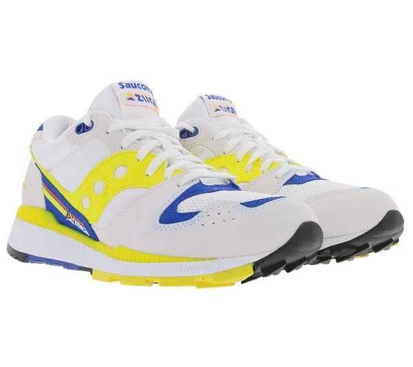 Saucony Azura White, Yellow & Blue