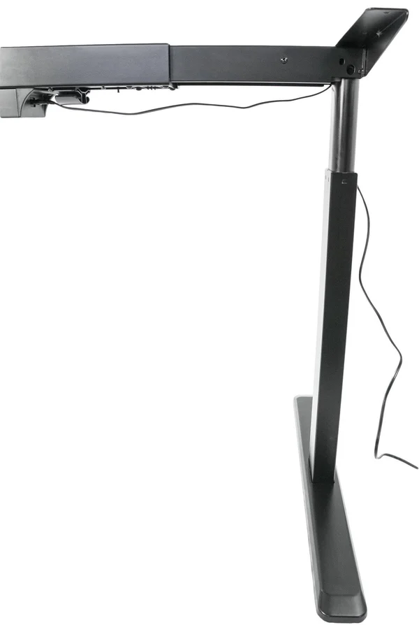Vivo Black Electric Stand Up Desk Frame Workstation, Single Motor