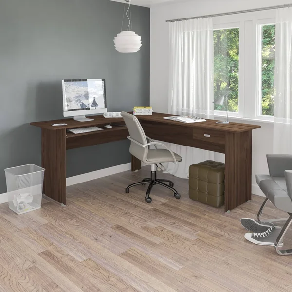 Columbia Desk White in White - Bertolini 4192