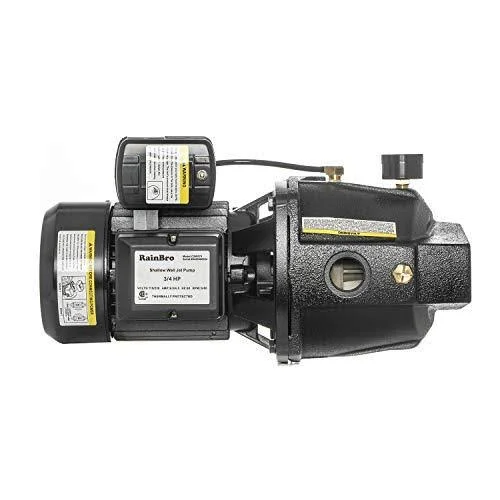 RainBro 3/4 HP Cast Iron Shallow Well Jet Pump for Well Up to 25 ft - Model#CSW075