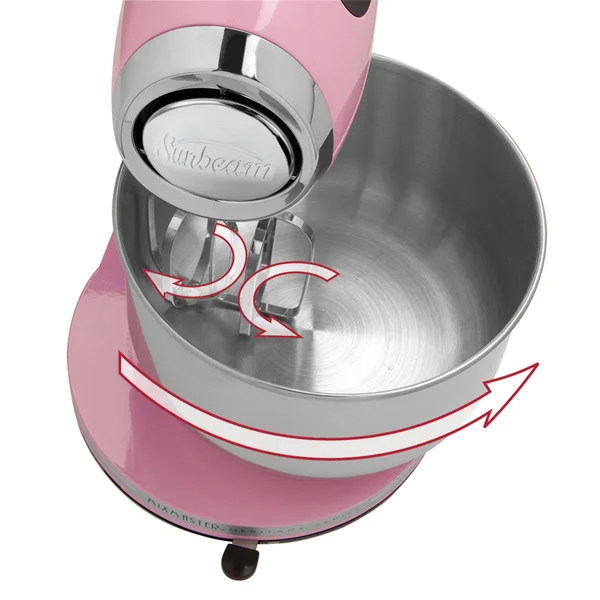 Sunbeam Heritage Series Stand Mixer, Pink, 17.1 x 15.1 x 10.4