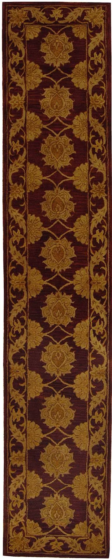 Safavieh Heritage HG314B Maroon Rug 4&6x22 x 6&6x22 Oval