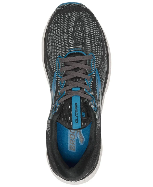 Brooks Glycerin 18 9.5 - Black/Ebony/Blue (Men's)