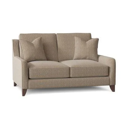 Aimee Loveseat Body Fabric: Sunbrella Meridian Twilight