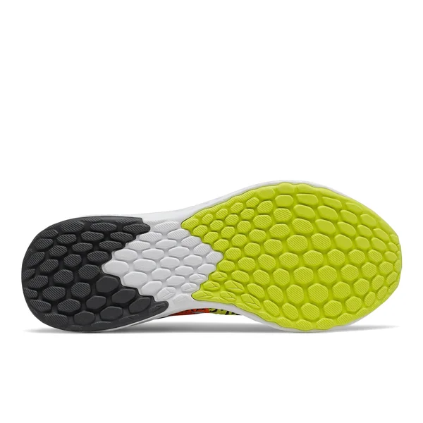 Kids New Balance Fresh Foam Tempo Running Shoe - Grey/Flame 4Y