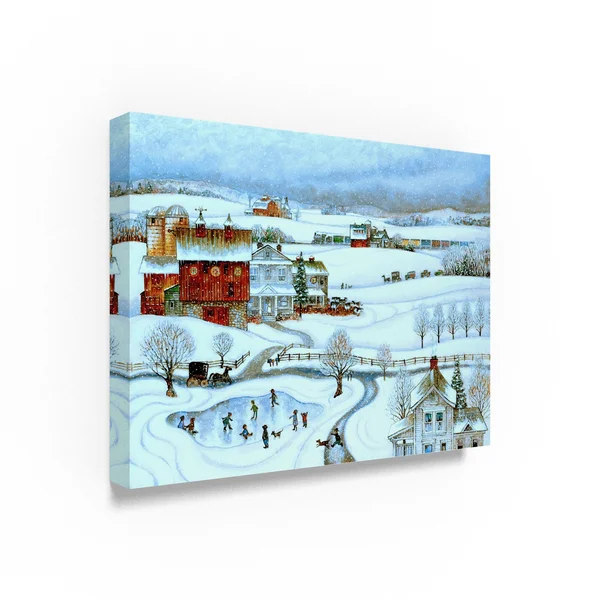Trademark Art Bill Bell 'pa Winter' Canvas Art