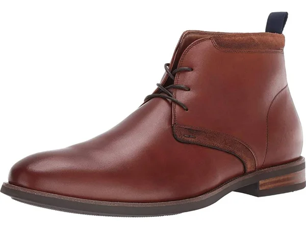 Florsheim Uptown Plain Toe Chukka Boot 9.5 Men's Cognac