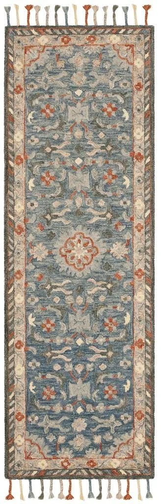 Safavieh Aspen APN123A 2&3x22 x 7&0x22 Runner Blue, Rust Area Rug