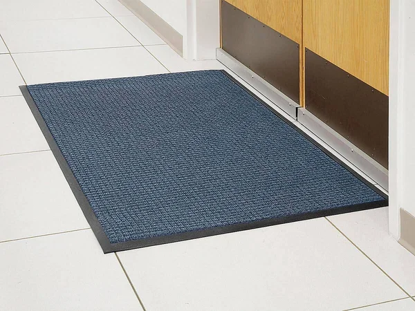 Waterhog Classic Entrance Mat Waffle Pattern 3/8x22 Thick 3 x 5& Navy