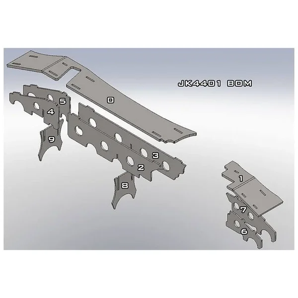 Artec Industries JK Front Axle Armor Kit - Dana 30 JK3010