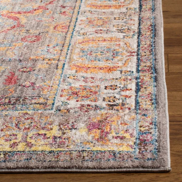 Safavieh 7& x 7& Square Bristol BTL362A Grey, Light Grey Rug