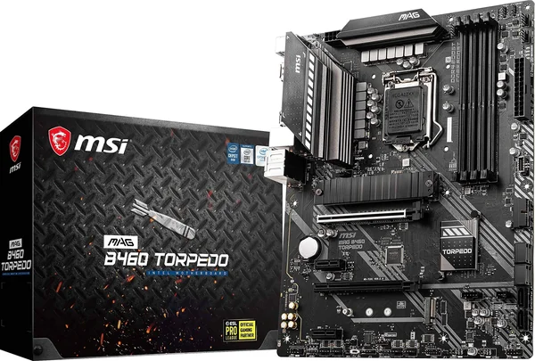 MSI Mag B460 Torpedo Motherboard Intel B460 LGA 1200 ATX