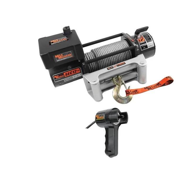 Mile Marker 76-50251BW SEC12 (ES) Waterproof Winch
