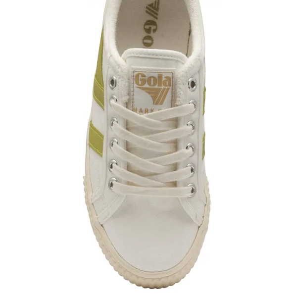 Gola Women's Tennis Mark Cox Sneakers, Off White/Citron