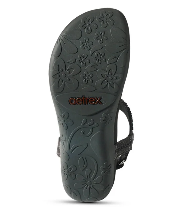 Aetrex Women's Jade Gunmetal 38