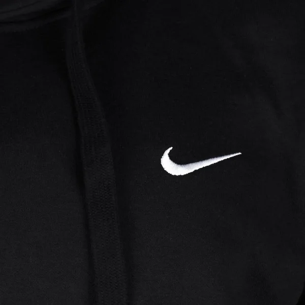 Nike Men's Athletic Wear Embroidered Swoosh Fleece Gym Active Pullover Hoodie XL - Navy 473