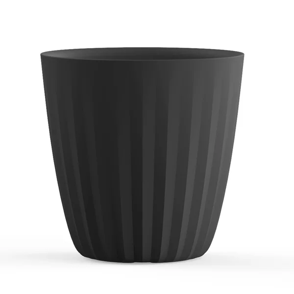 23x22 Pleat Planter - Caviar Black Color