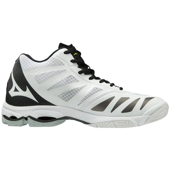 Mizuno Men's Wave Lightning Z5 - Mid - White/Black - 14