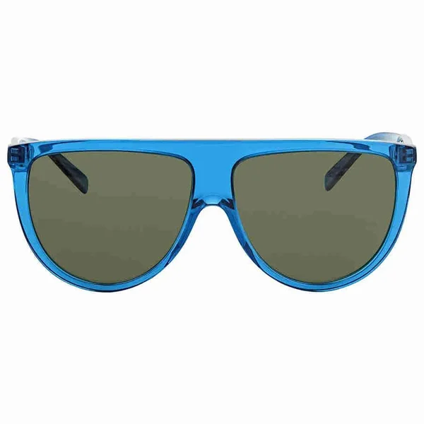 Celine Audrey 55 mm Teal Sunglasses