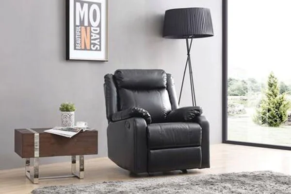 Glory Furniture Ward G761A-RC Rocker Recliner, Black